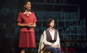 Anita La Selva as Camilla and Catherine Fitch (seated) as Peg Dunlop