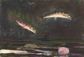 Leaping Trout by Winslow Homer