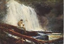 Waterfall, Adirondack by Homer Watson